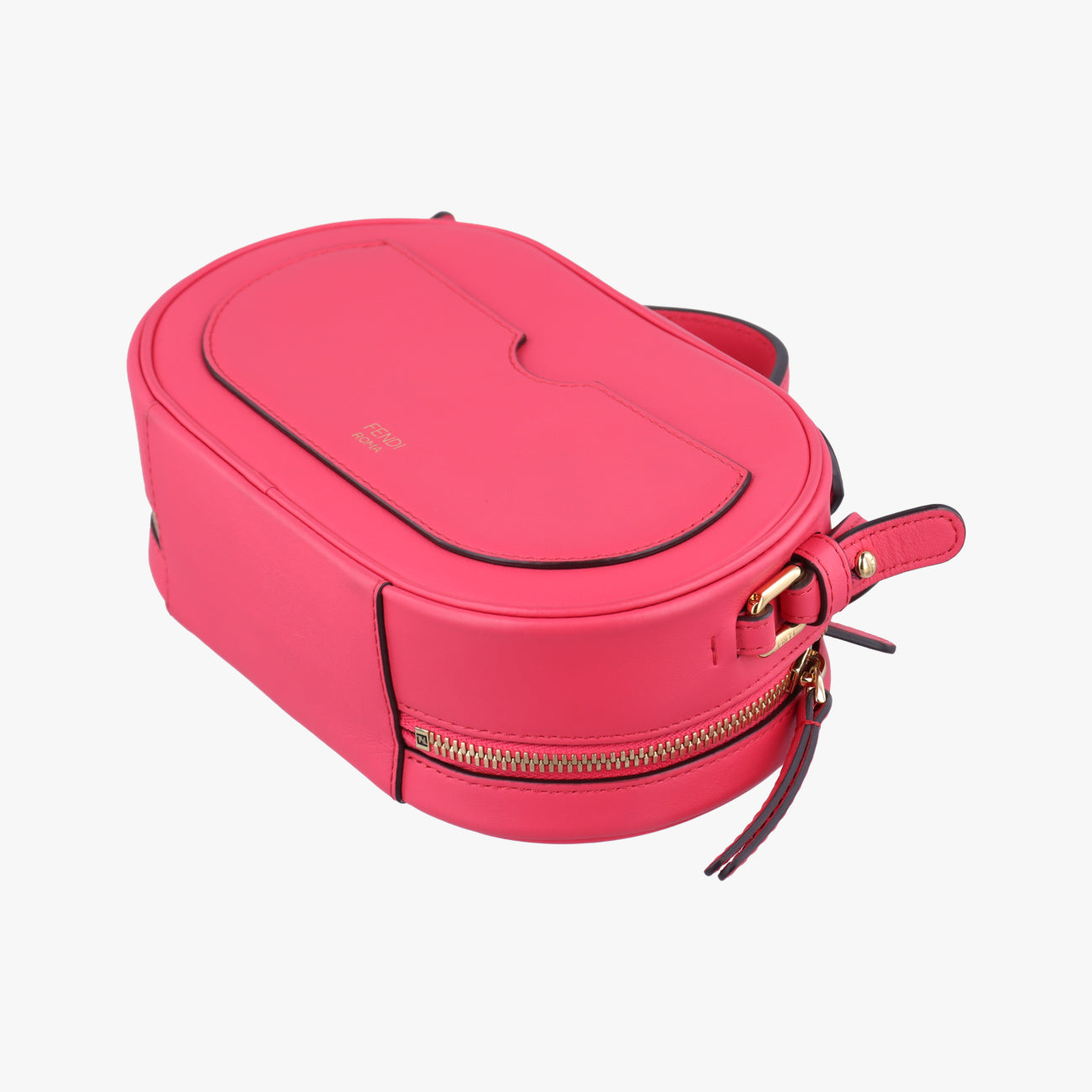 Secondhand Fendi Aurock Camera Case Mini Pink Leather 8BS058 shoulderbag | stylenewstar