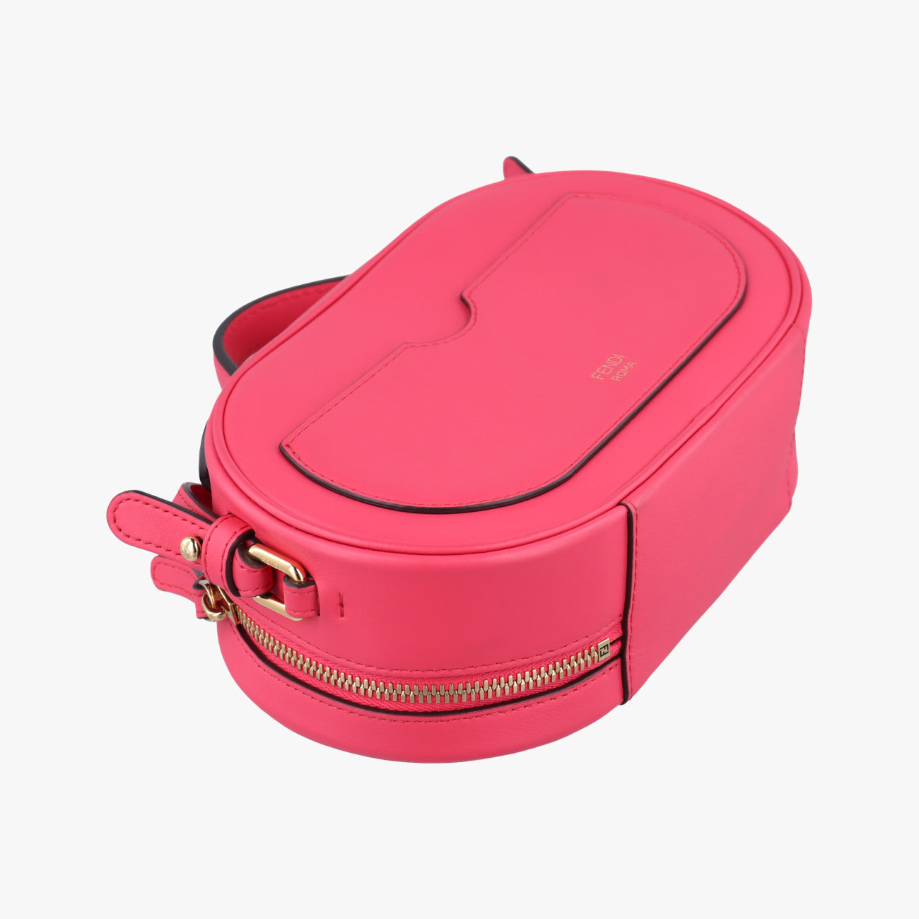 Secondhand Fendi Aurock Camera Case Mini Pink Leather 8BS058 shoulderbag | stylenewstar