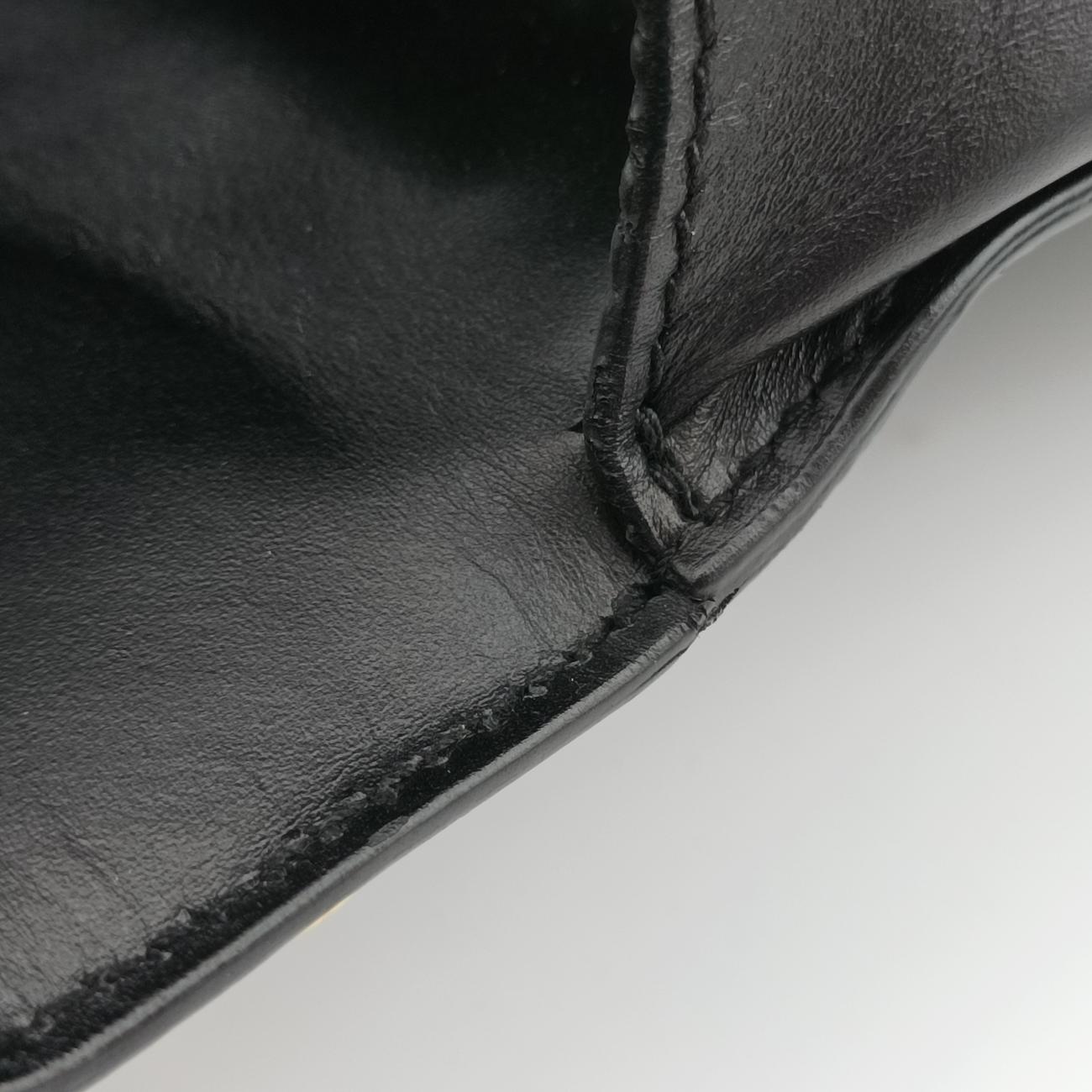 Pre-owned Prada Animalier Cahier Lions Head Black Leather 1BD089 shoulderbag | stylenewstar