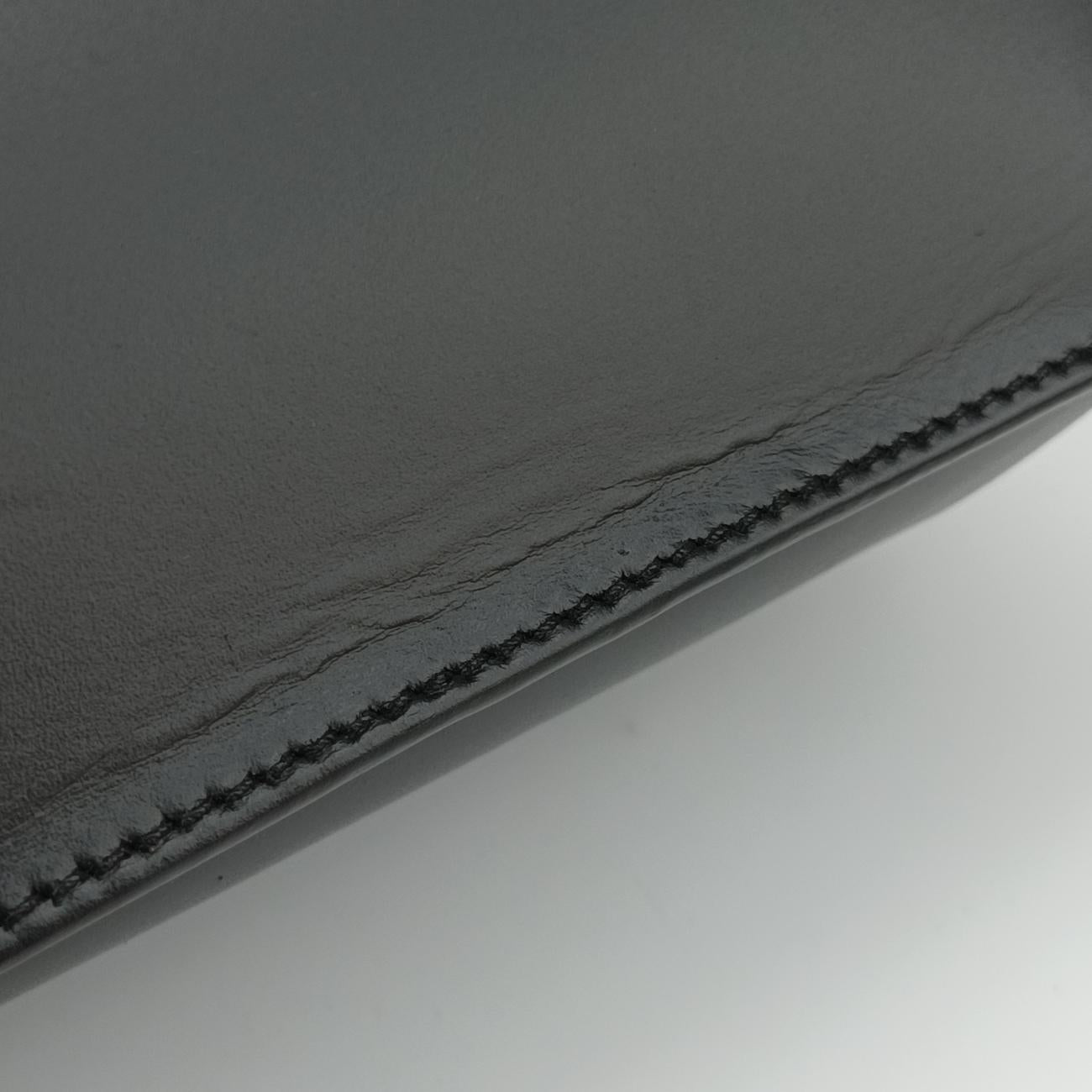 Pre-owned Prada Animalier Cahier Lions Head Black Leather 1BD089 shoulderbag | stylenewstar