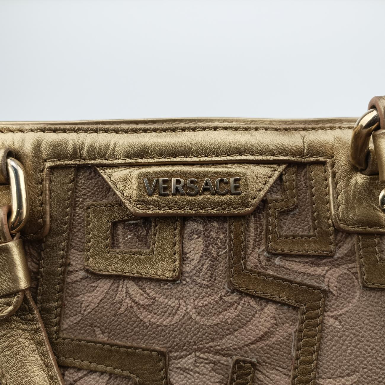 Pre-owned VERSACE La Medusa Multicolour Leather  shoulderbag | stylenewstar