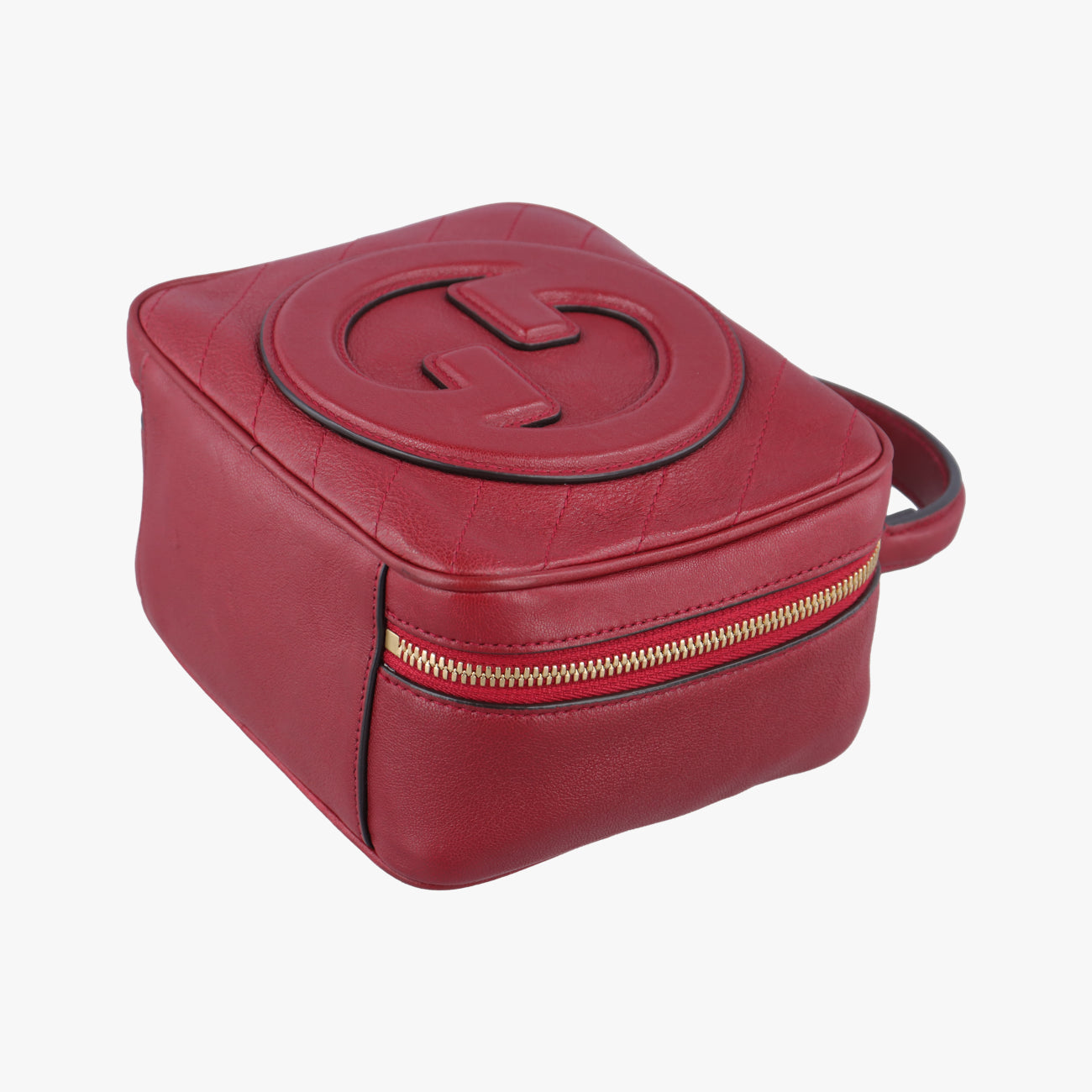 Pre-owned Gucci Blondie Red Leather 744434 shoulderbag | stylenewstar