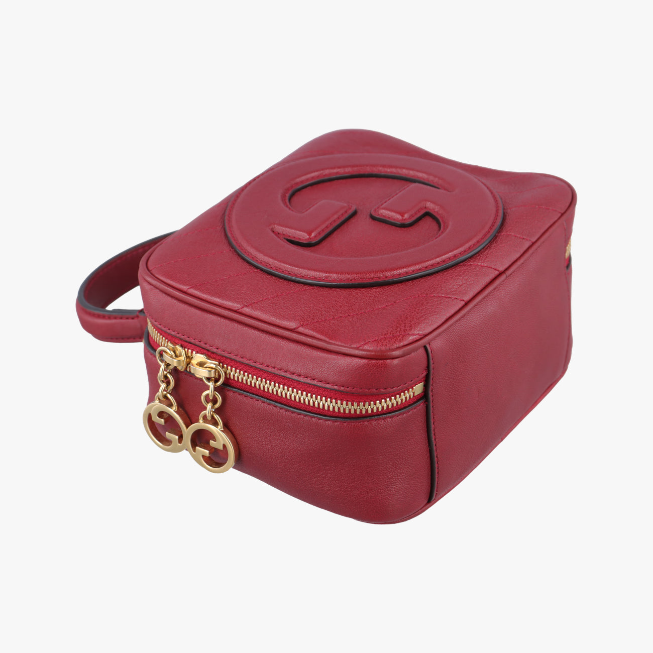 Pre-owned Gucci Blondie Red Leather 744434 shoulderbag | stylenewstar