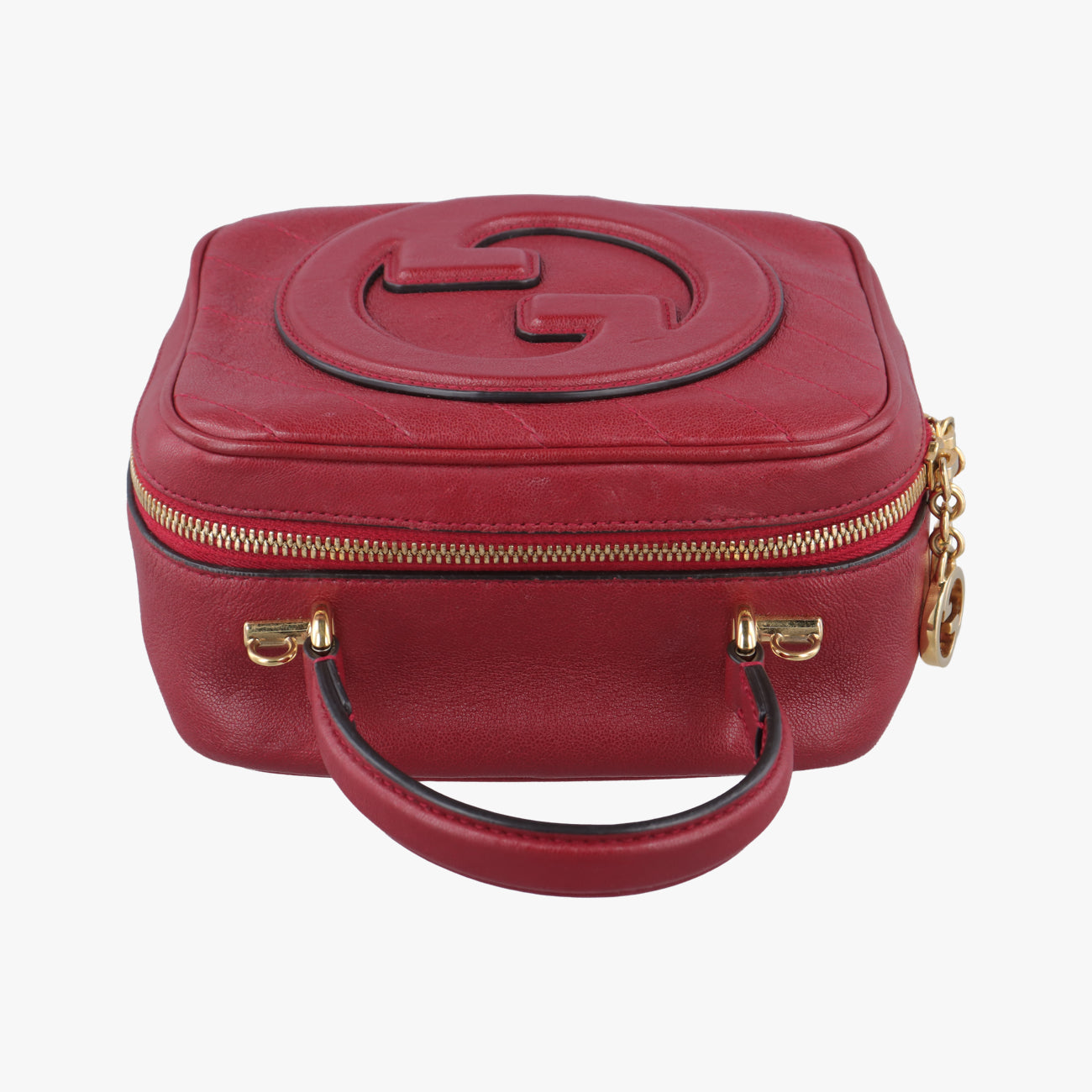Pre-owned Gucci Blondie Red Leather 744434 shoulderbag | stylenewstar