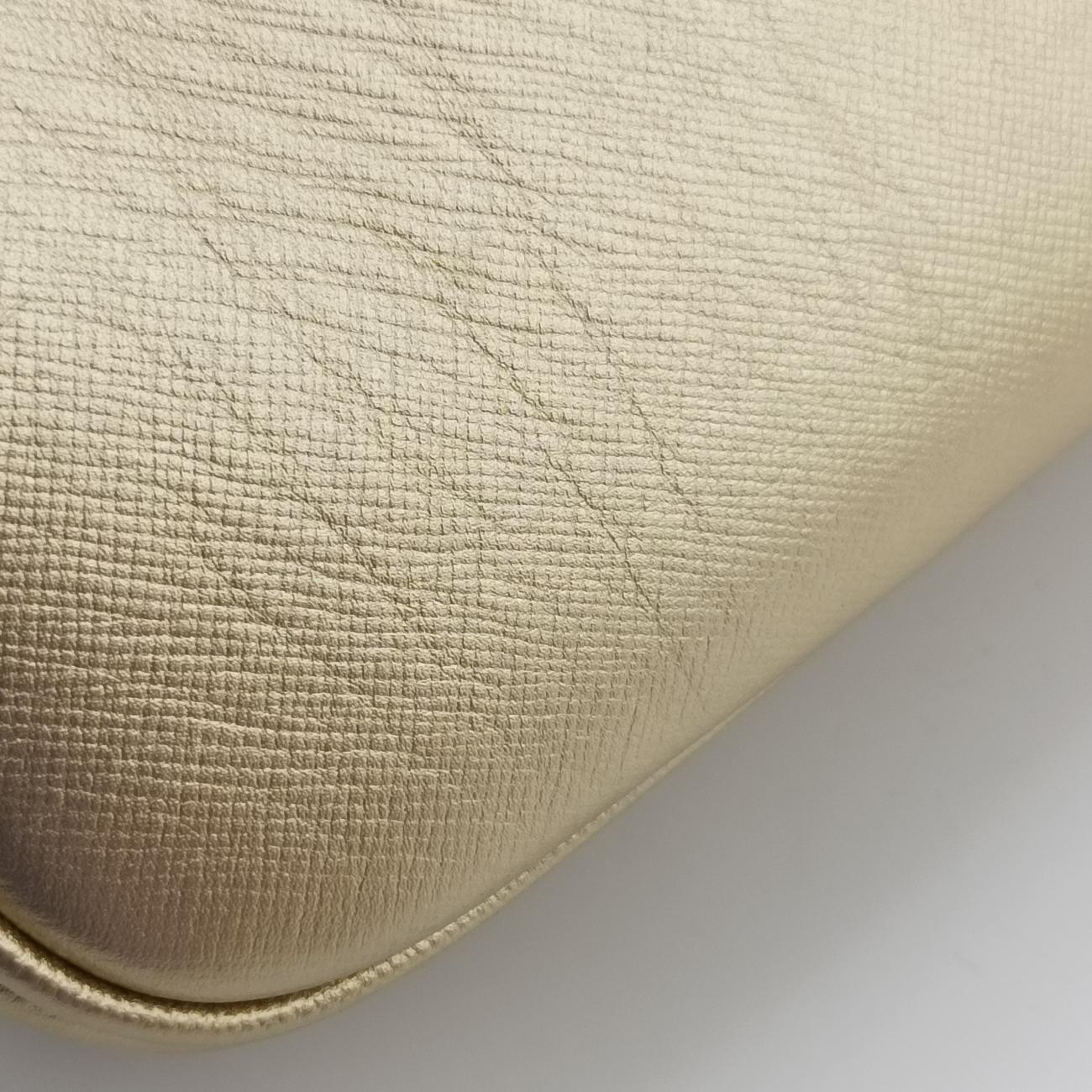 Pre-owned VERSACE Medusa Golden Leather  shoulderbag | stylenewstar