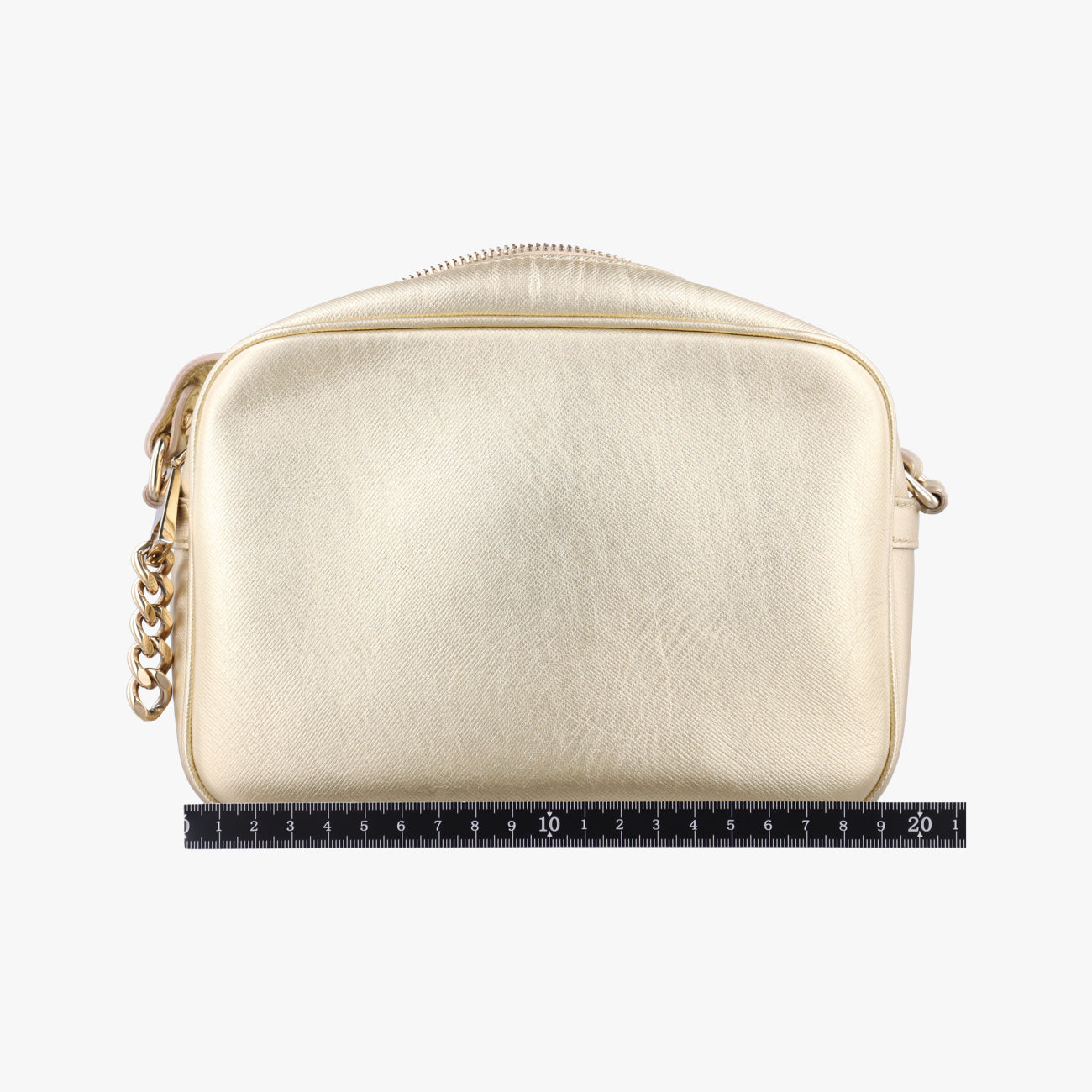 Pre-owned VERSACE Medusa Golden Leather  shoulderbag | stylenewstar