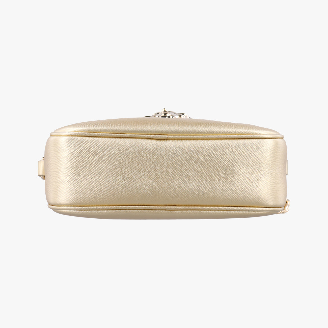 Pre-owned VERSACE Medusa Golden Leather  shoulderbag | stylenewstar