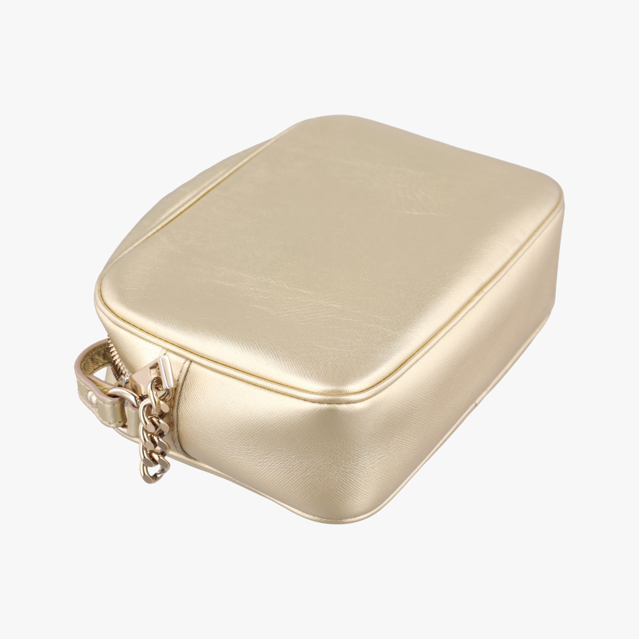 Pre-owned VERSACE Medusa Golden Leather  shoulderbag | stylenewstar