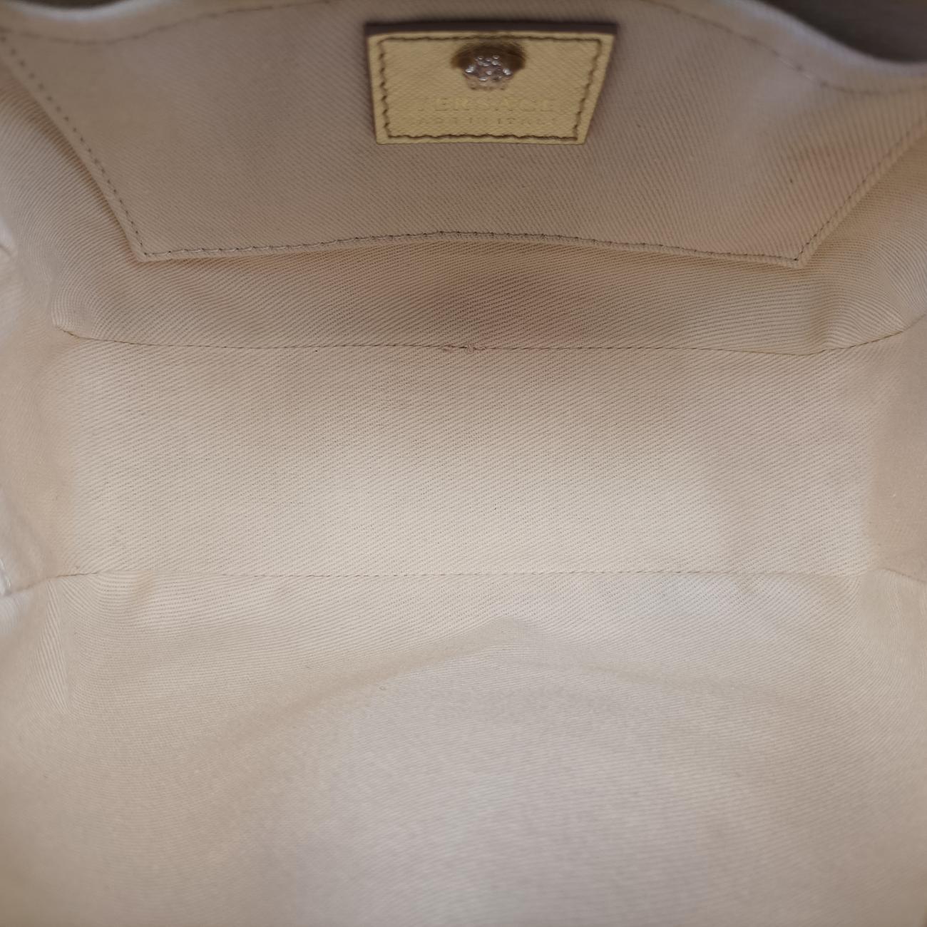 Pre-owned VERSACE Medusa Golden Leather  shoulderbag | stylenewstar