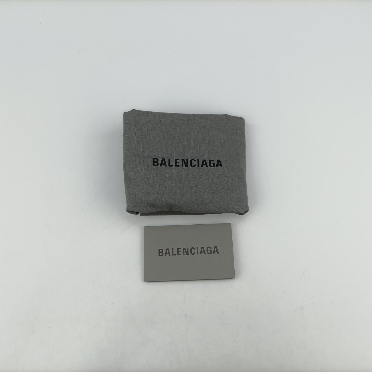 Pre-owned Balenciaga B.Logo White Leather  shoulderbag | stylenewstar