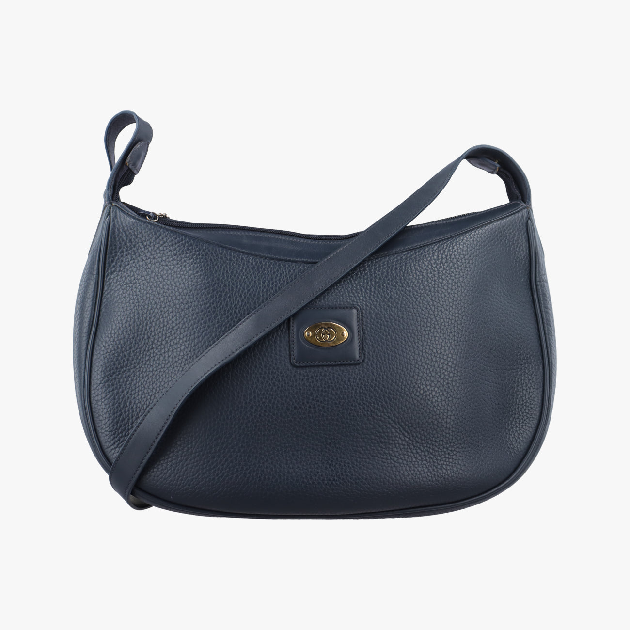 Pre-owned Gucci Hobo Navy Leather 001-06 shoulderbag | stylenewstar
