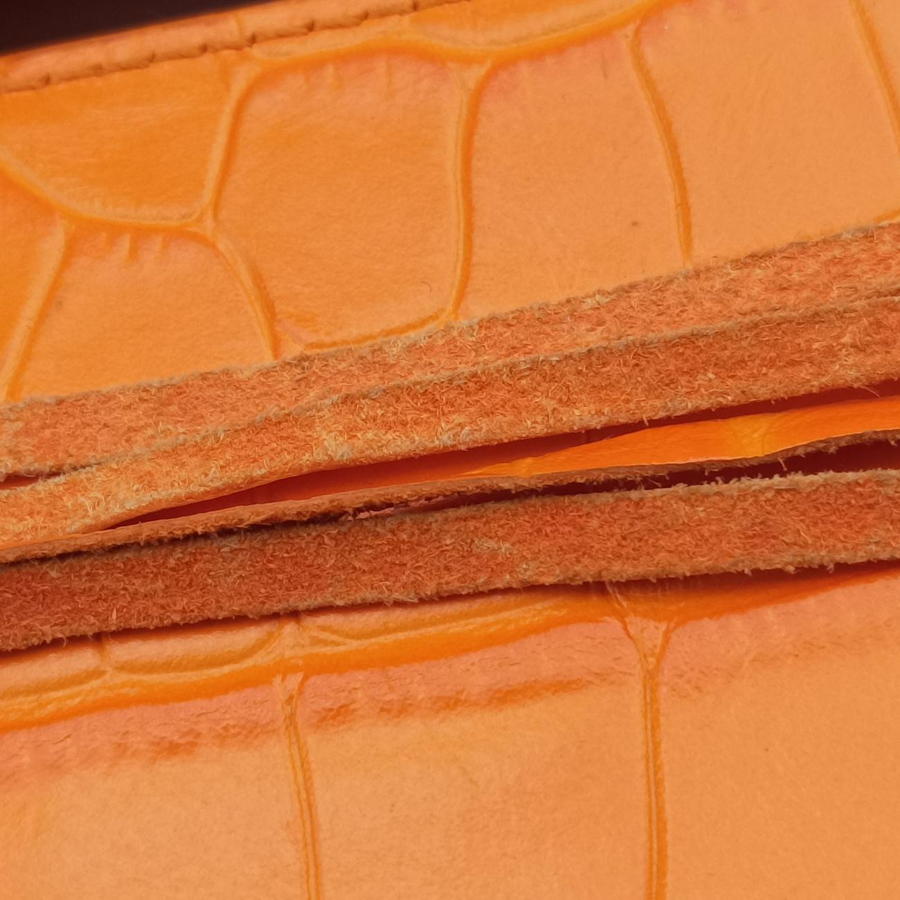 Pre-owned Balenciaga Le Cagole Orange lambskin  shoulderbag | stylenewstar