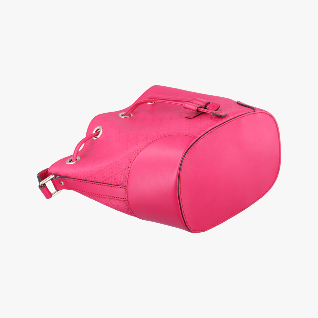 Pre-owned Gucci Bright Diamante Bucket Rose Leather 354229 shoulderbag | stylenewstar