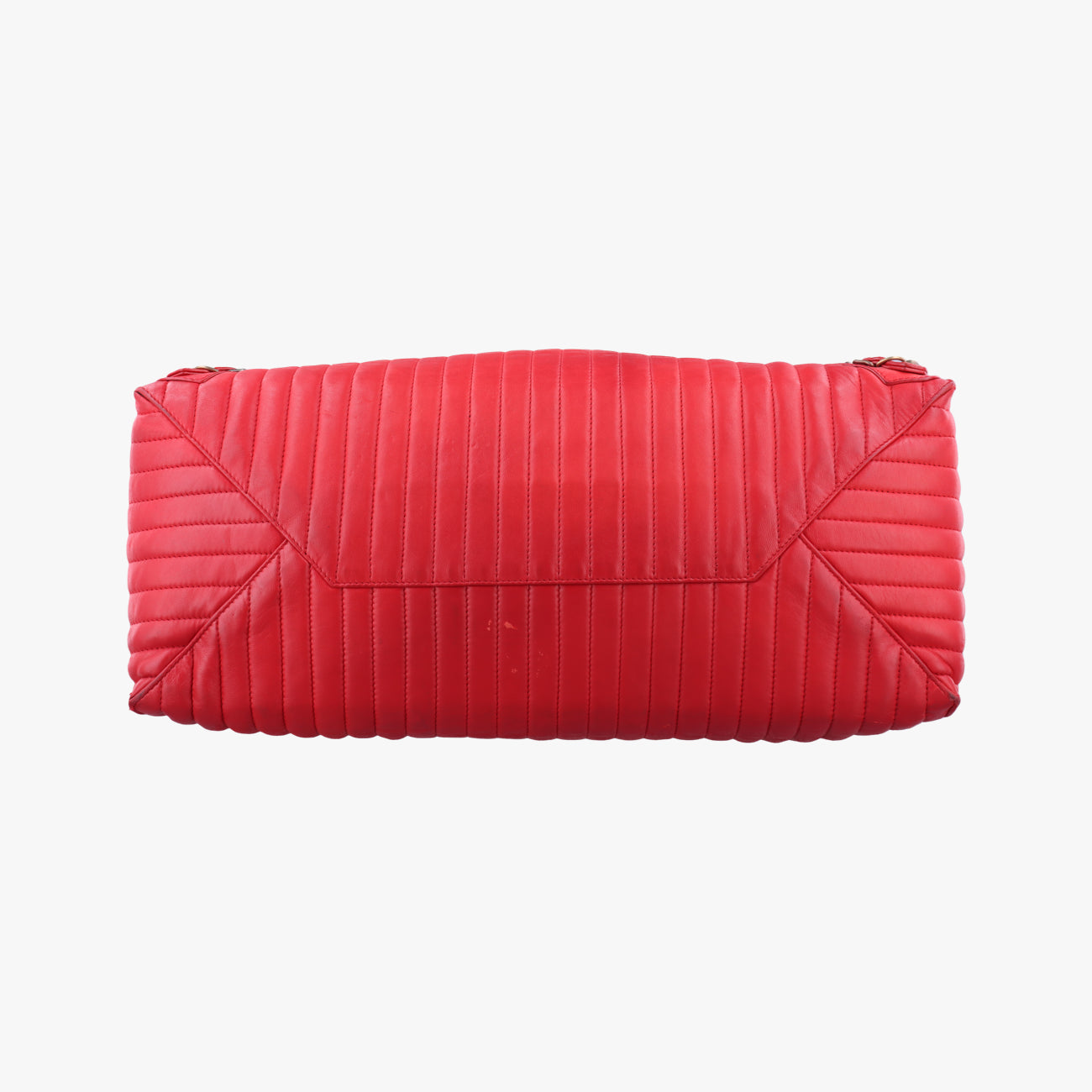 Pre-owned Balenciaga Quilted Papier A4 Tote Red Leather  shoulderbag | stylenewstar