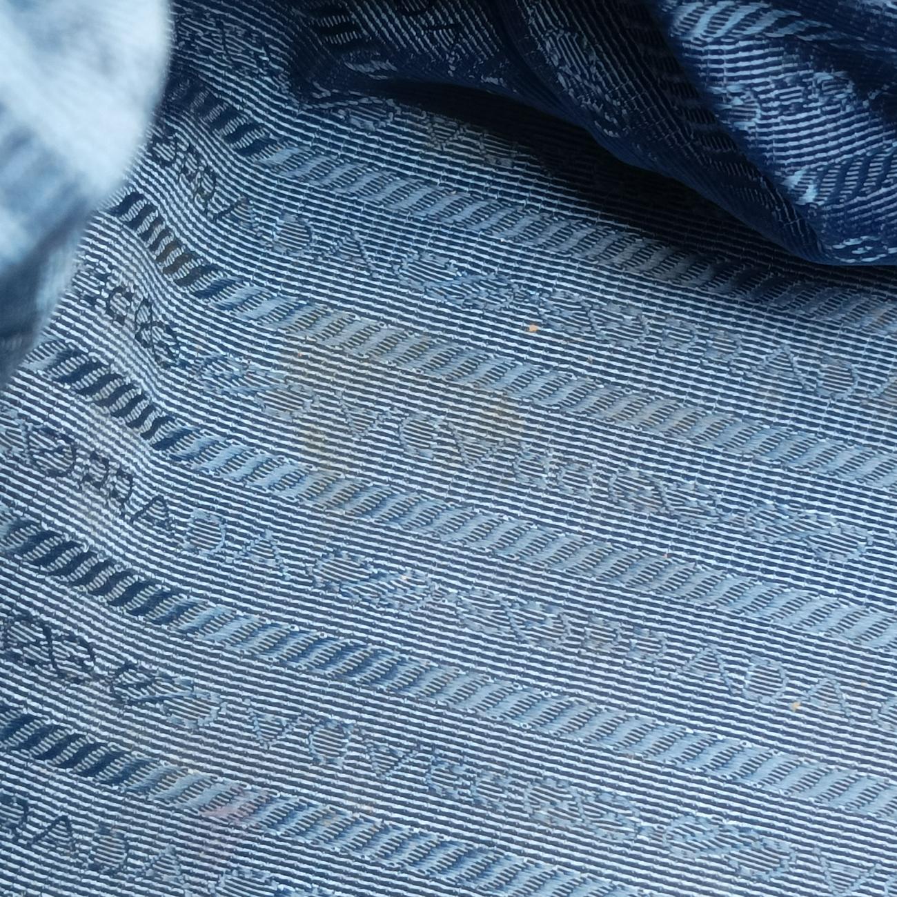 Pre-owned Prada Galleria Blue×Navy SAFFIANO Leather B2274C shoulderbag | stylenewstar