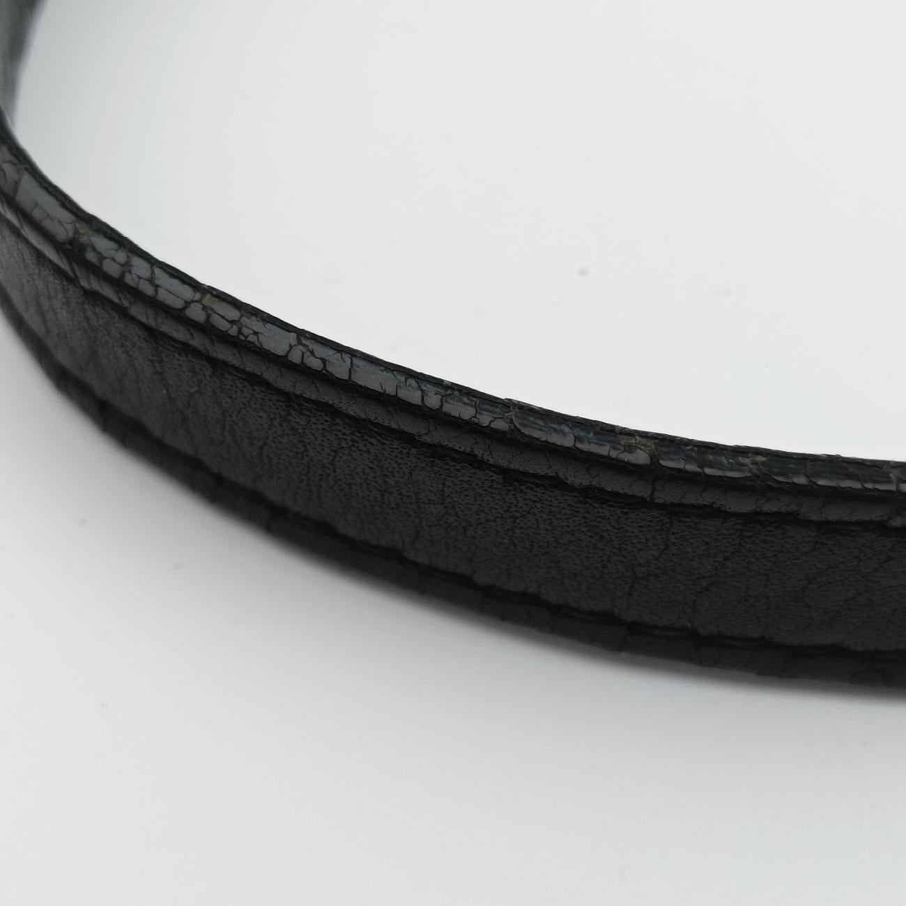 Pre-owned Gucci GG Marmont Black Leather 443499 shoulderbag | stylenewstar