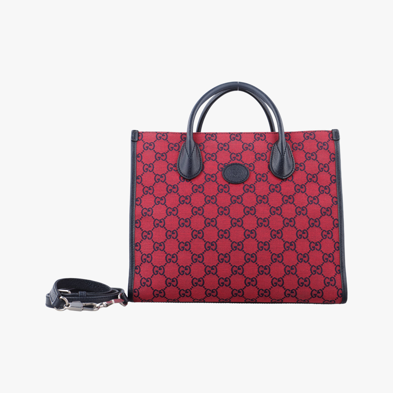 Secondhand Gucci GG Small Tote Bag Red canvas 659983 shoulderbag | stylenewstar