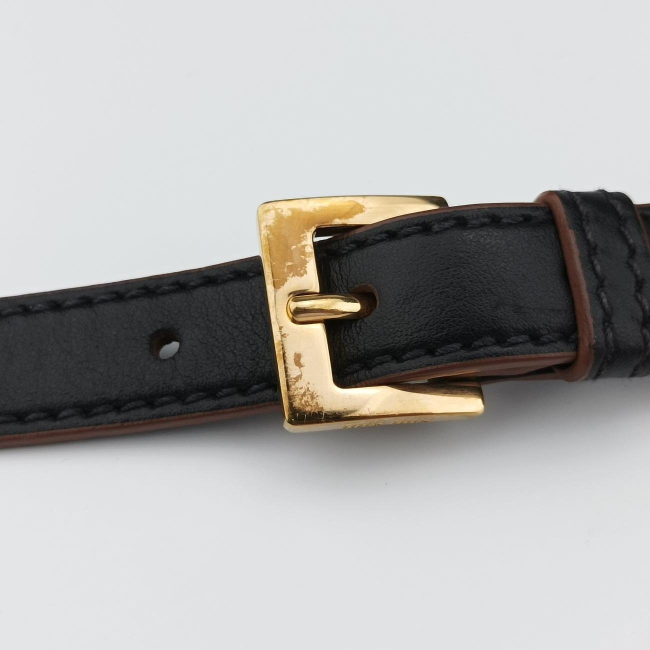 Secondhand Miu Miu Miu Lady Black Leather  shoulderbag | stylenewstar