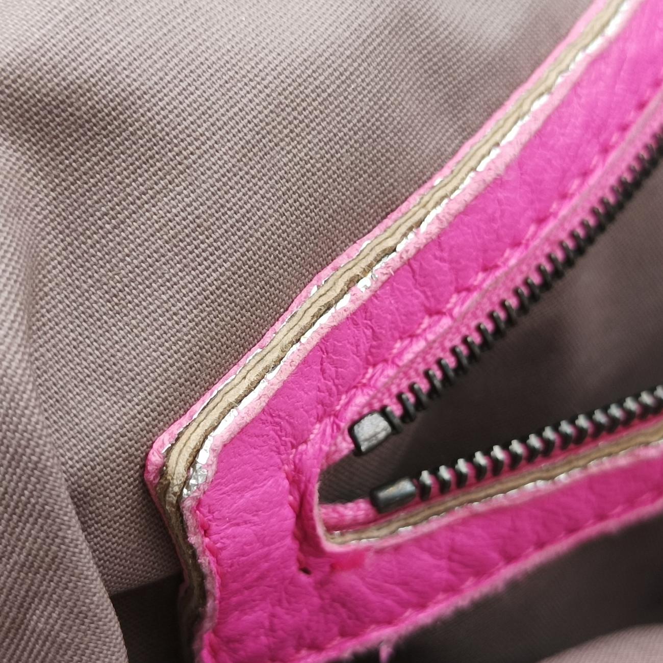 Pre-owned Bottega Veneta Intrecciato Pink lambskin  handbag | stylenewstar