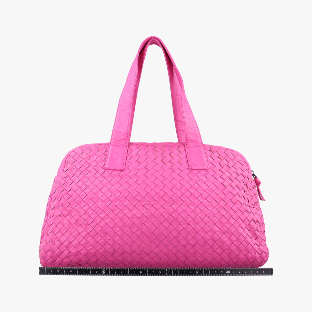 Pre-owned Bottega Veneta Intrecciato Pink lambskin  handbag | stylenewstar