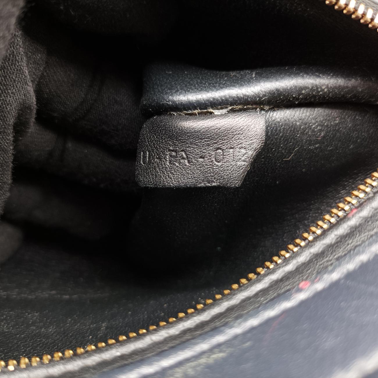 Pre-owned Celine Trapèze Blue x Black x Green Leather x suede  shoulderbag | stylenewstar