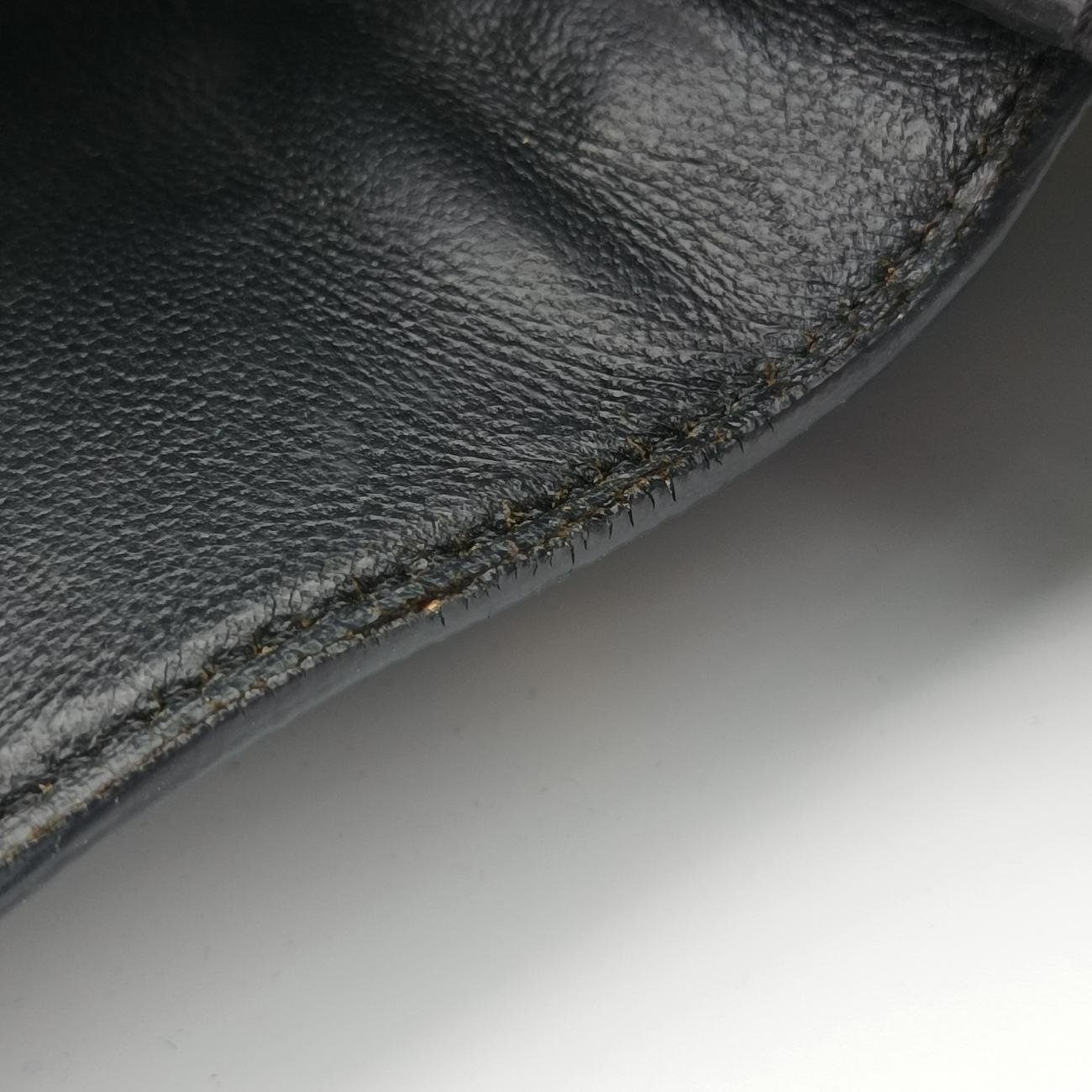 Pre-owned Celine Trapèze Blue x Black x Green Leather x suede  shoulderbag | stylenewstar