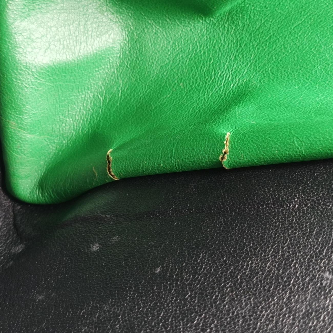 Pre-owned Celine Trapèze Blue x Black x Green Leather x suede  shoulderbag | stylenewstar