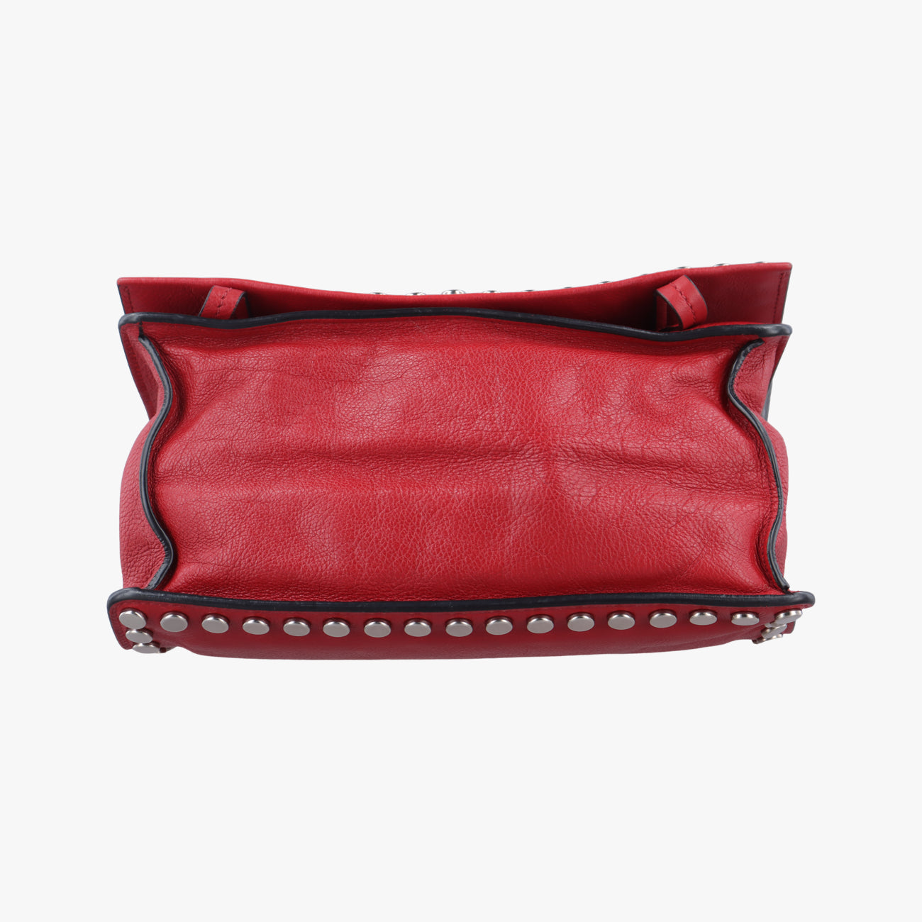 Pre-owned Prada Etiquette Red Leather 1BD082 shoulderbag | stylenewstar