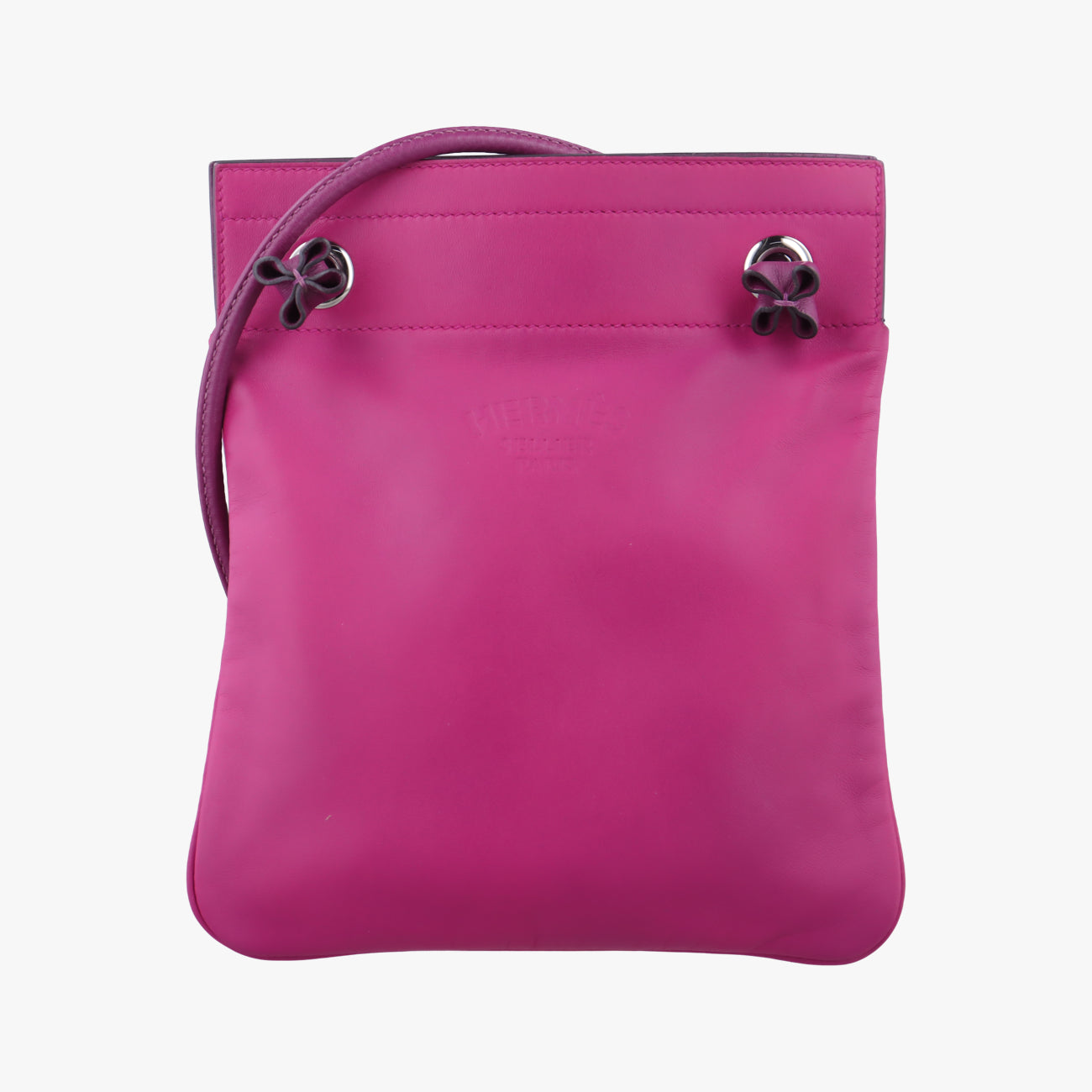 Pre-owned Hermes Sac Aline mini Purple lambskin  shoulderbag | stylenewstar