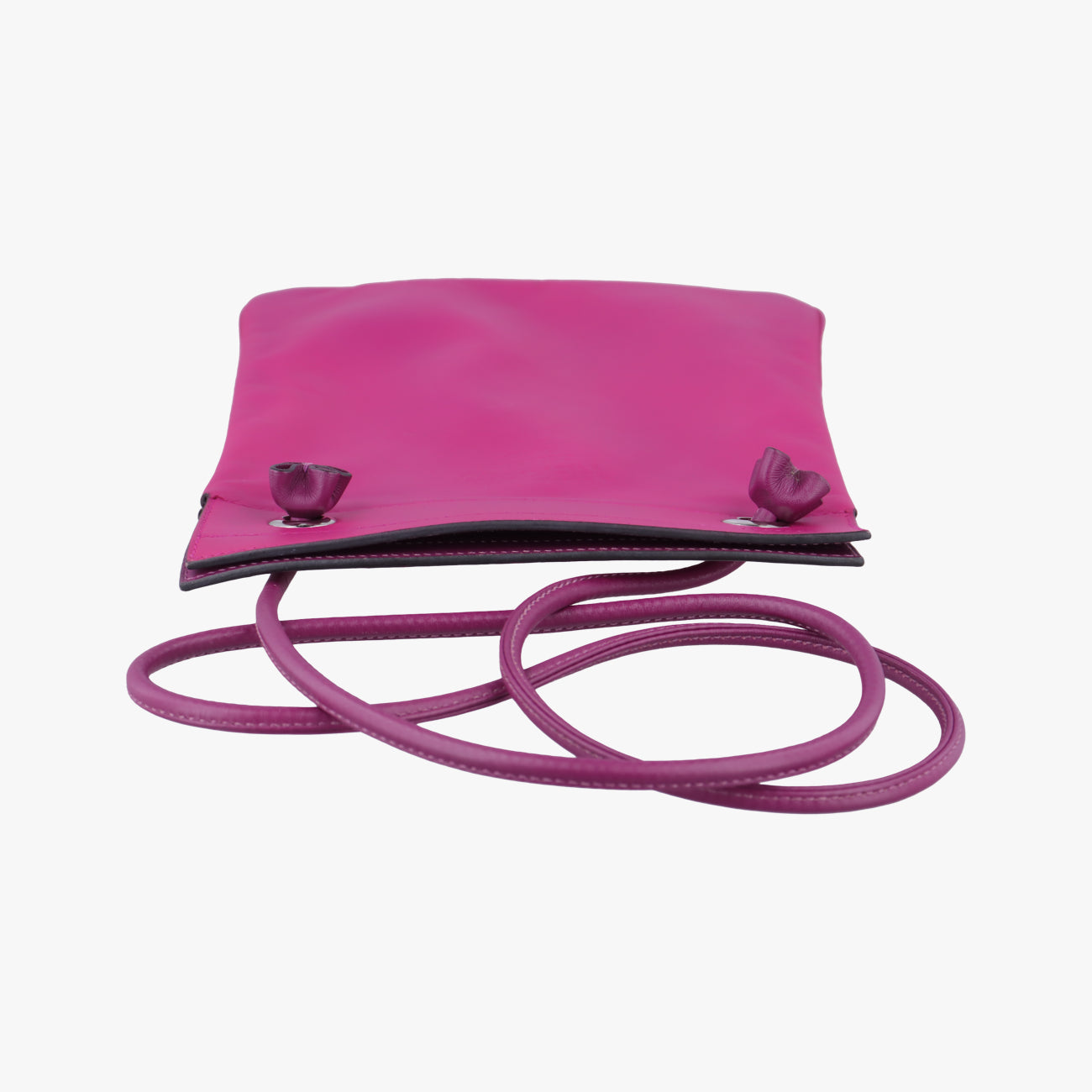 Pre-owned Hermes Sac Aline mini Purple lambskin  shoulderbag | stylenewstar