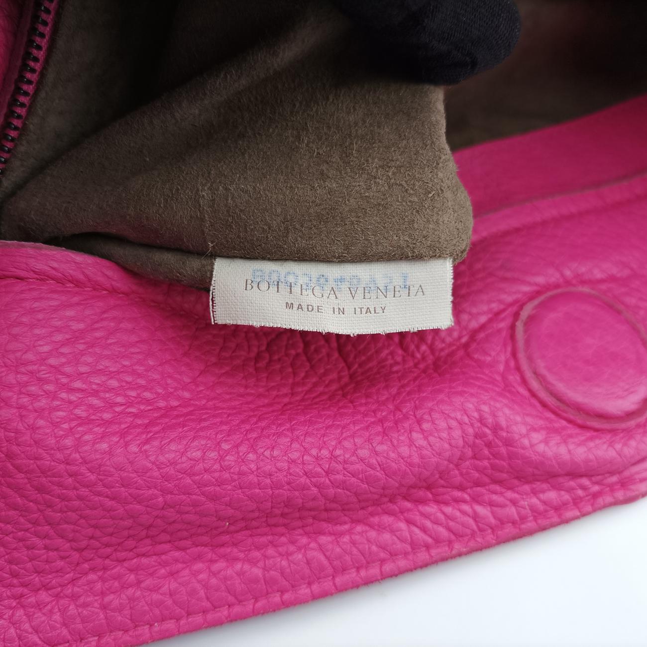 Pre-owned Bottega Veneta Intrecciato Rose Leather  shoulderbag | stylenewstar