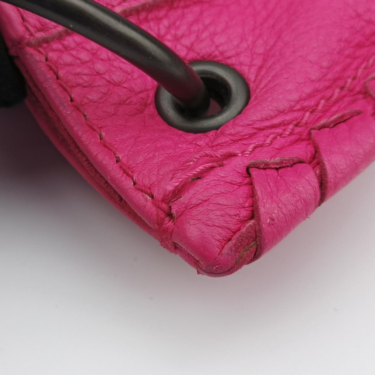 Pre-owned Bottega Veneta Intrecciato Rose Leather  shoulderbag | stylenewstar