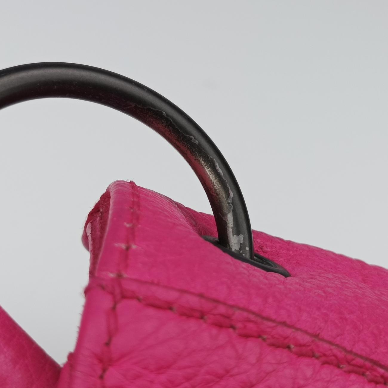 Pre-owned Bottega Veneta Intrecciato Rose Leather  shoulderbag | stylenewstar