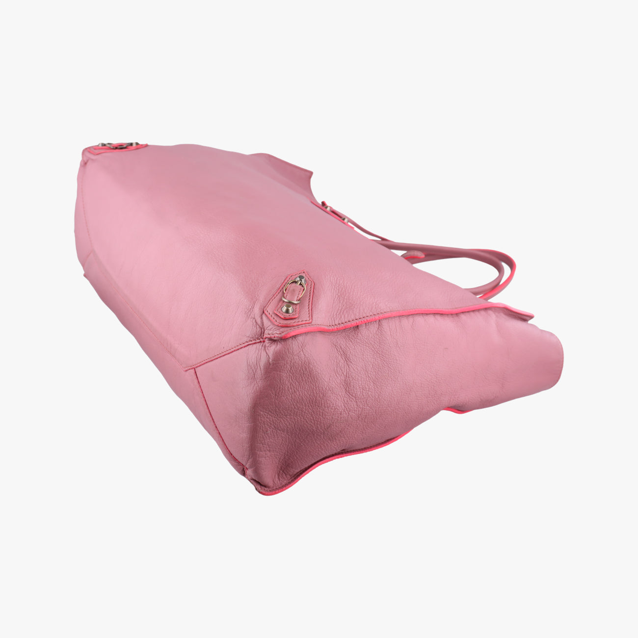 Secondhand Balenciaga The Paper Pink Leather  handbag | stylenewstar