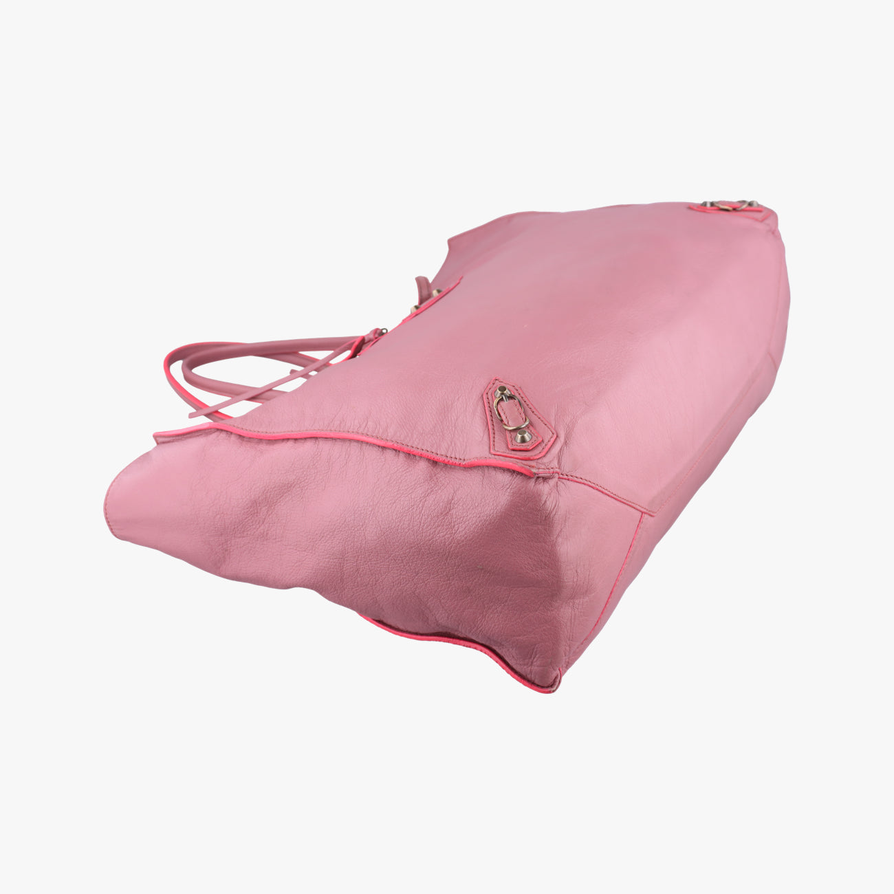 Secondhand Balenciaga The Paper Pink Leather  handbag | stylenewstar