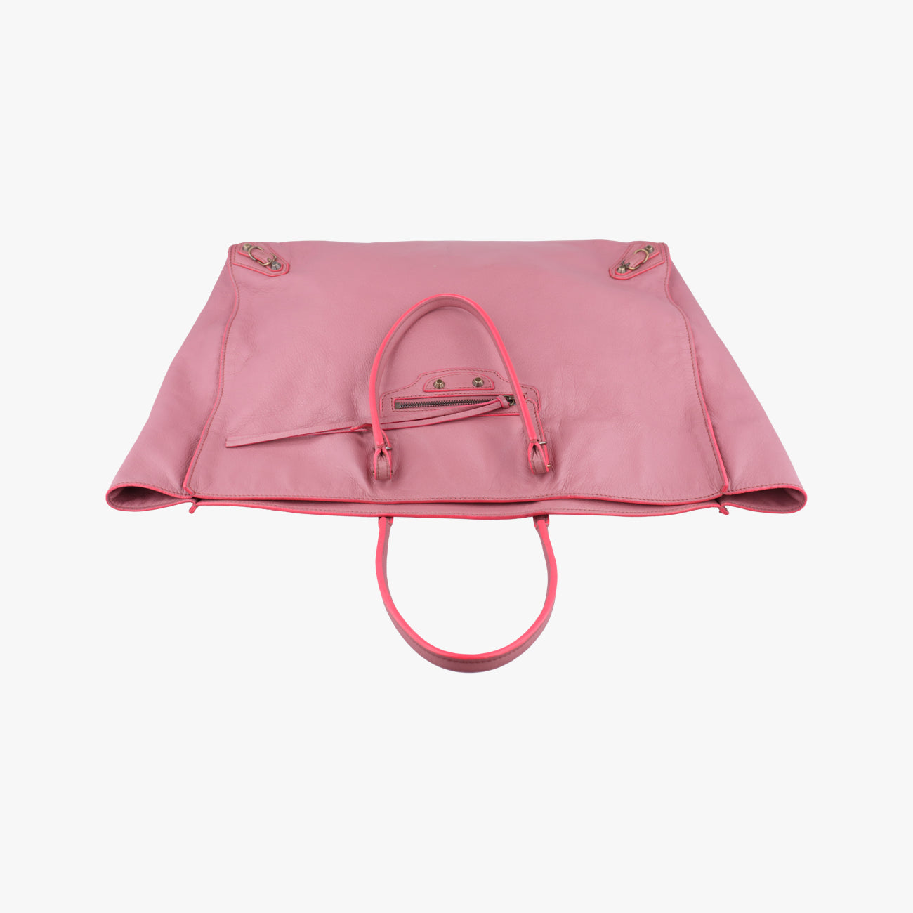 Secondhand Balenciaga The Paper Pink Leather  handbag | stylenewstar