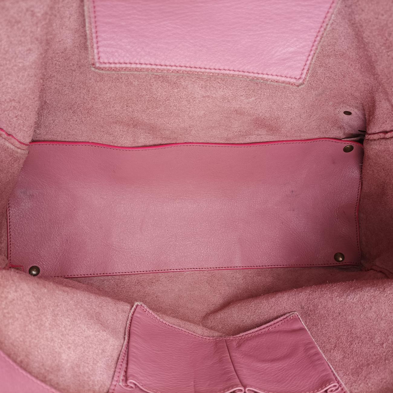 Secondhand Balenciaga The Paper Pink Leather  handbag | stylenewstar