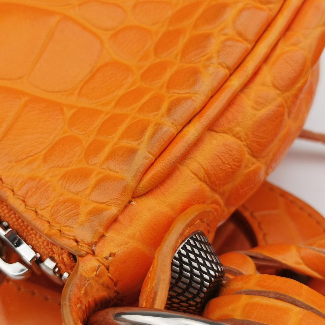 Vintage Balenciaga Le Cagole Orange lambskin  shoulderbag | stylenewstar