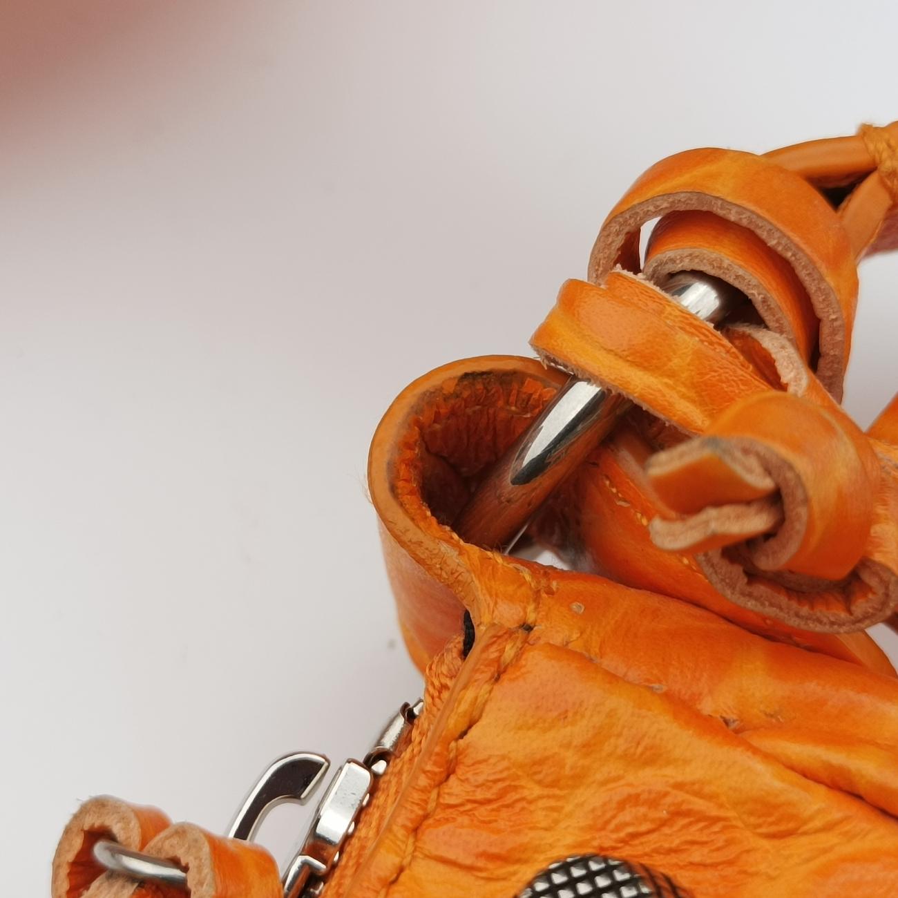 Vintage Balenciaga Le Cagole Orange lambskin  shoulderbag | stylenewstar