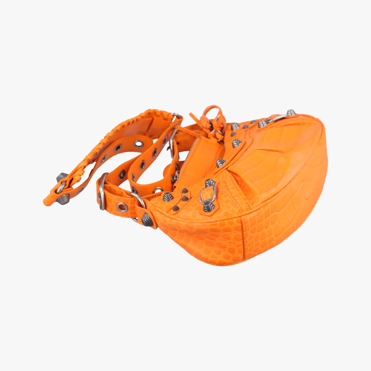 Vintage Balenciaga Le Cagole Orange lambskin  shoulderbag | stylenewstar