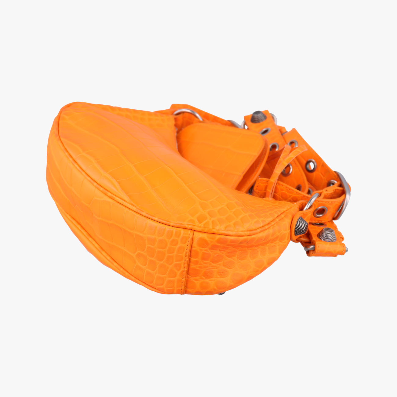 Vintage Balenciaga Le Cagole Orange lambskin  shoulderbag | stylenewstar