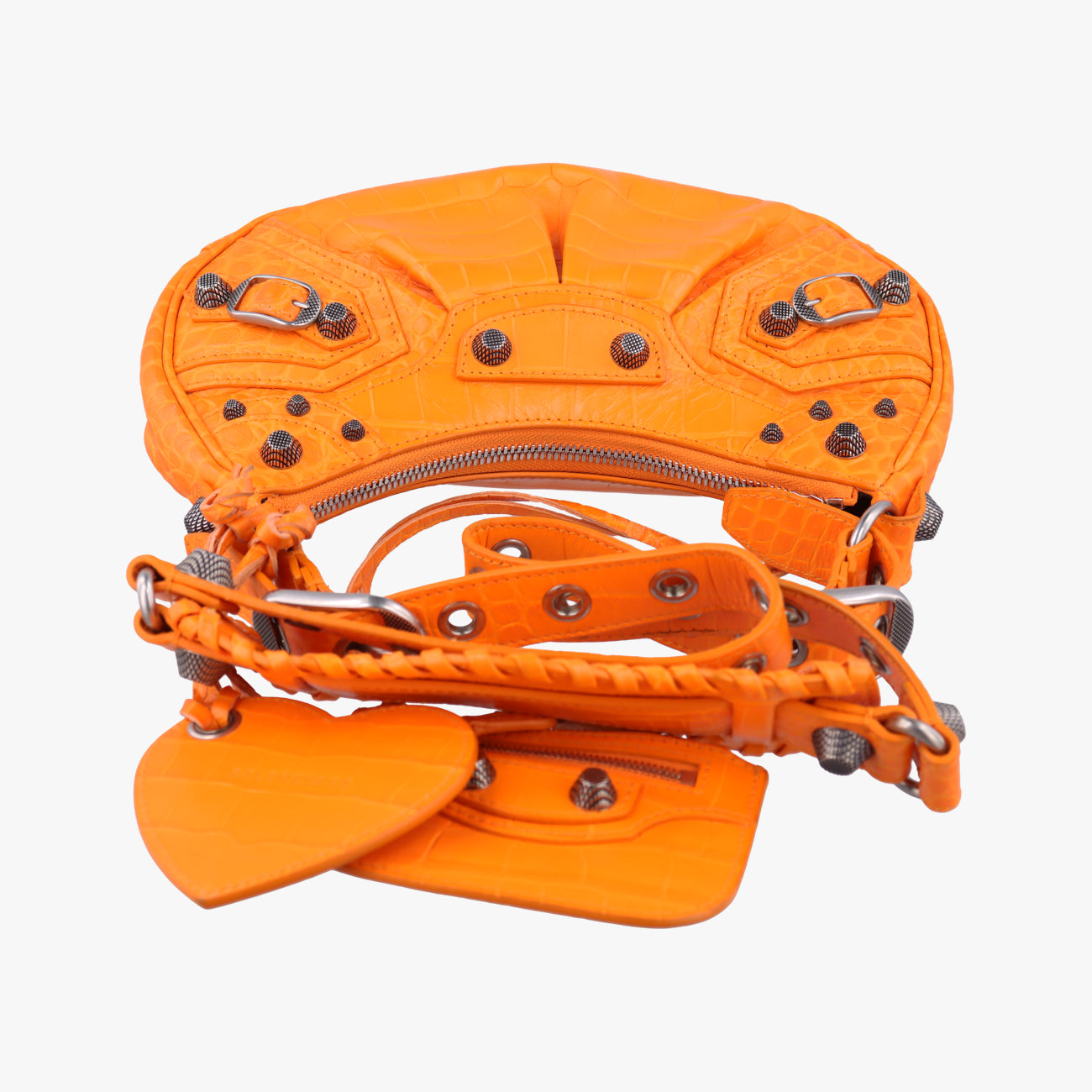 Vintage Balenciaga Le Cagole Orange lambskin  shoulderbag | stylenewstar