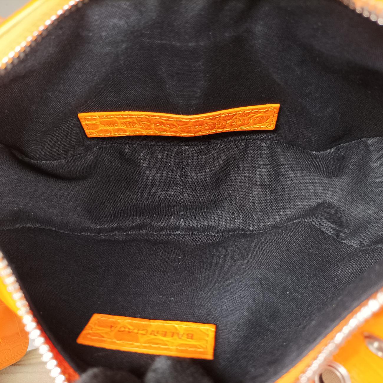 Vintage Balenciaga Le Cagole Orange lambskin  shoulderbag | stylenewstar