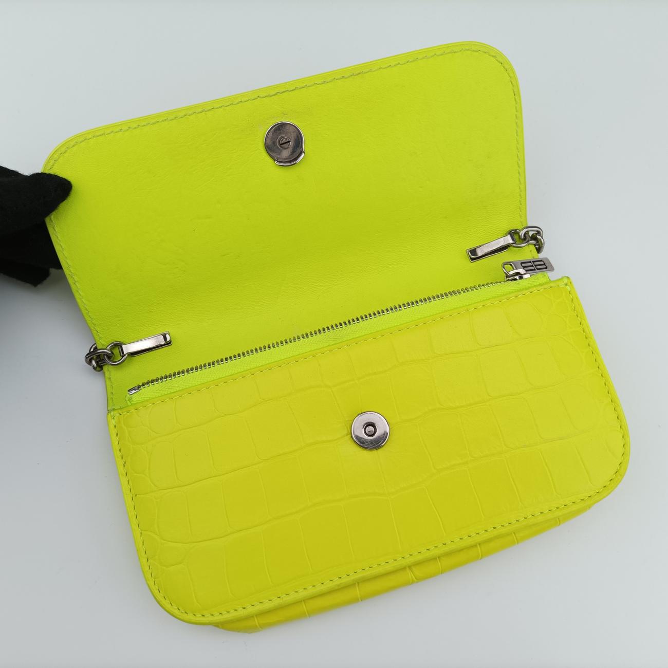 Vintage Balenciaga BB Gossip Green Leather  shoulderbag | stylenewstar