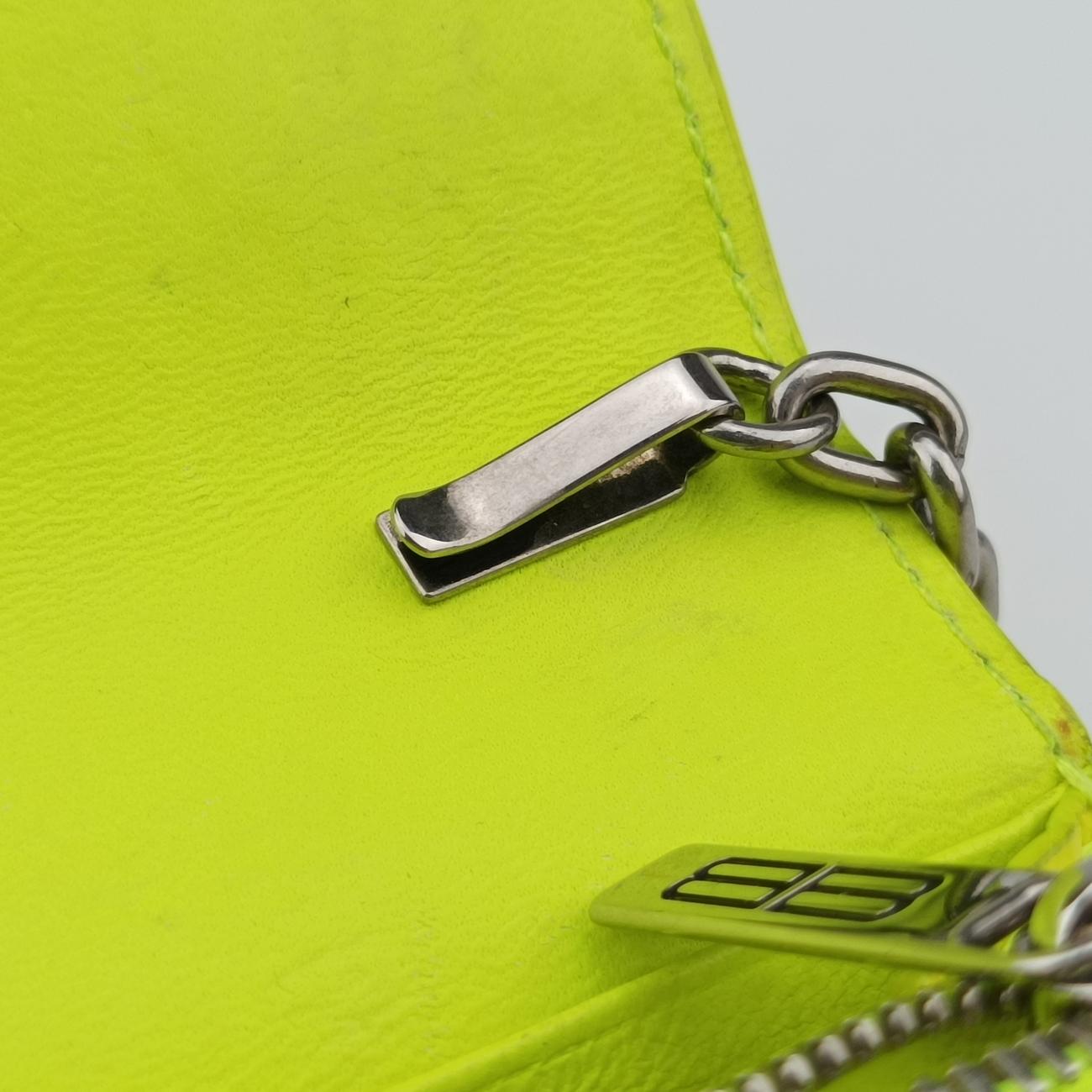 Vintage Balenciaga BB Gossip Green Leather  shoulderbag | stylenewstar