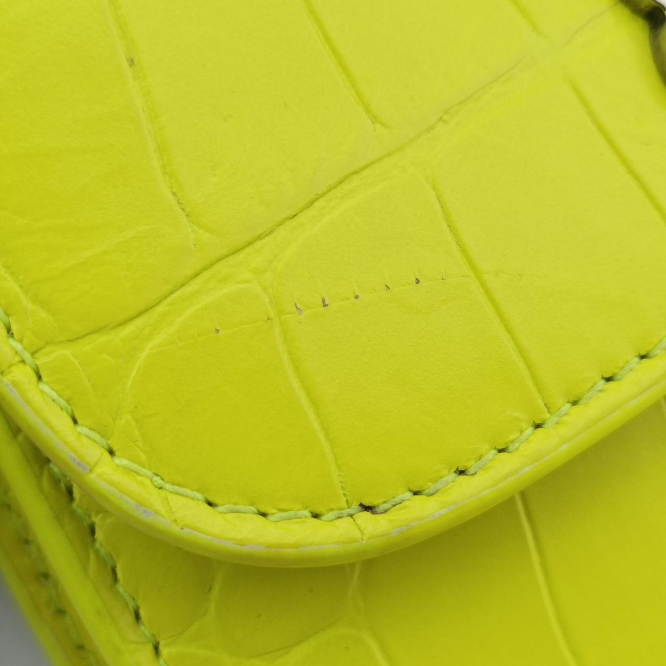 Vintage Balenciaga BB Gossip Green Leather  shoulderbag | stylenewstar