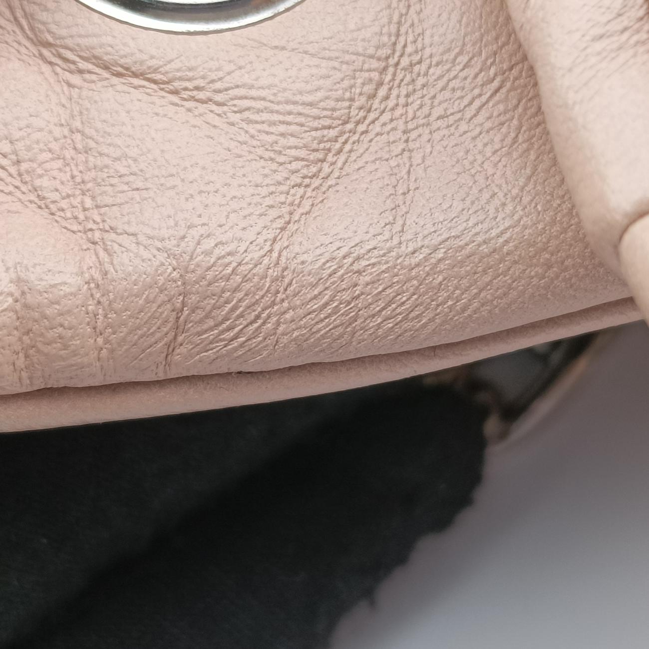 Pre-owned Prada Gaufre Logo Flap Pink Nappa Leather BT0939 shoulderbag | stylenewstar