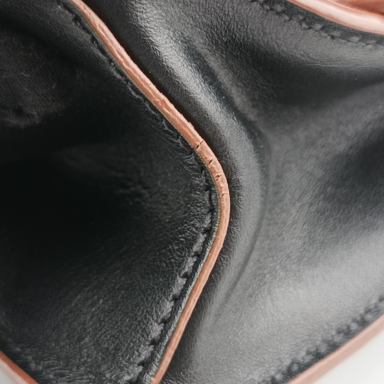 Vintage Miu Miu Miu Lady Black Leather  shoulderbag | stylenewstar