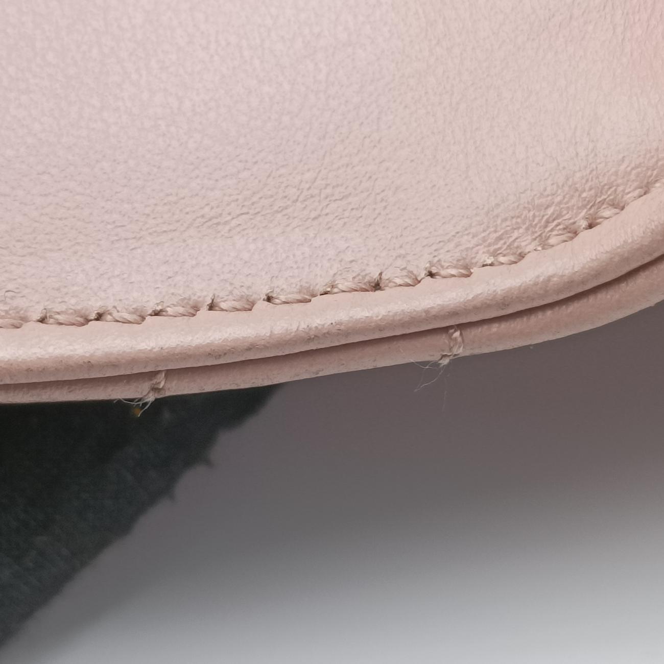 Pre-owned Prada Diagramme Pink Leather 1BD107 shoulderbag | stylenewstar