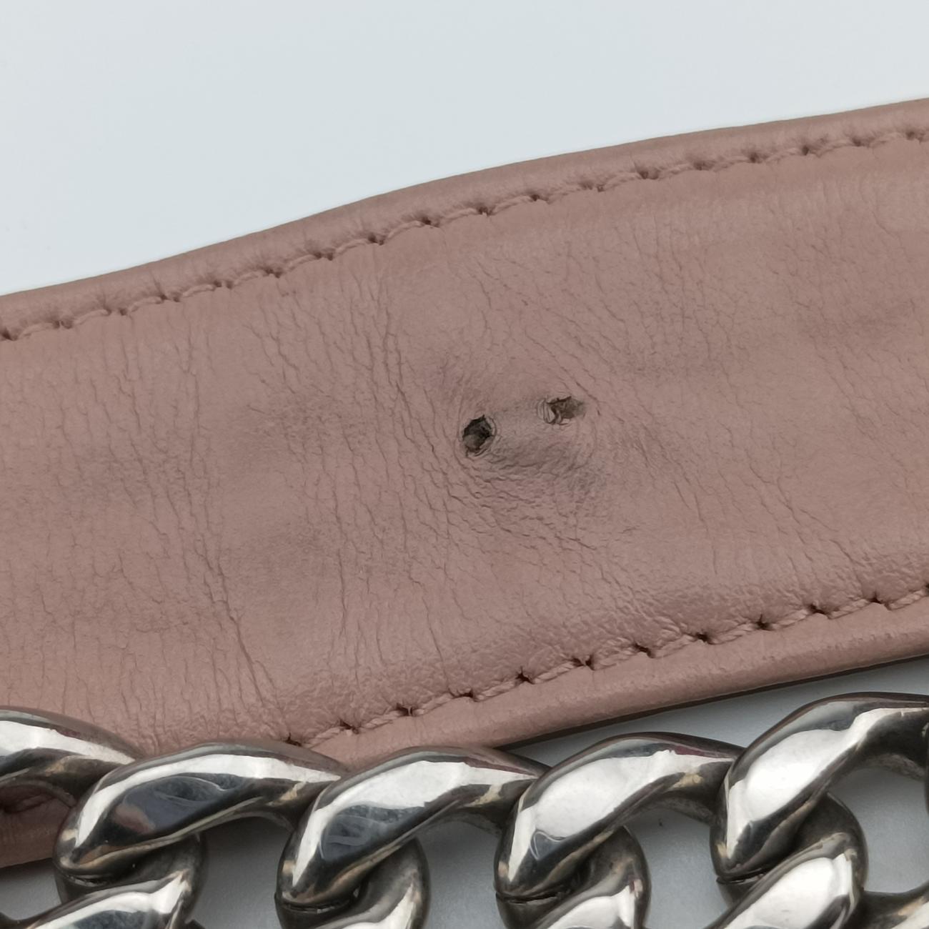 Pre-owned Prada Diagramme Pink Leather 1BD107 shoulderbag | stylenewstar